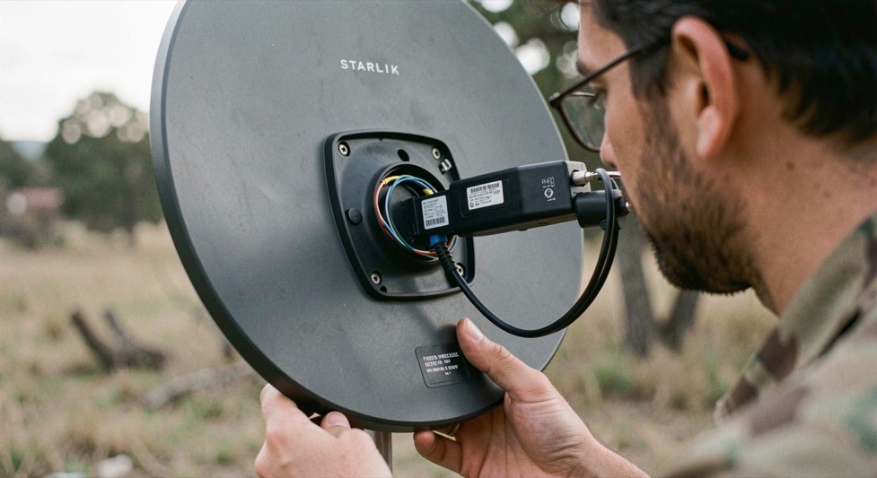 Detailed editorial view of fixed wireless